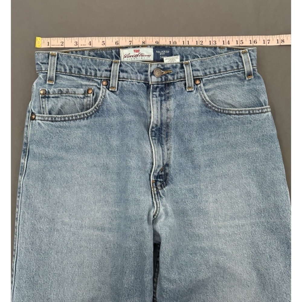 Levi's 540 Jeans Mens 33x30 Blue Relaxed Fit Straight Levi Strauss Signature VGT - Picture 3 of 12